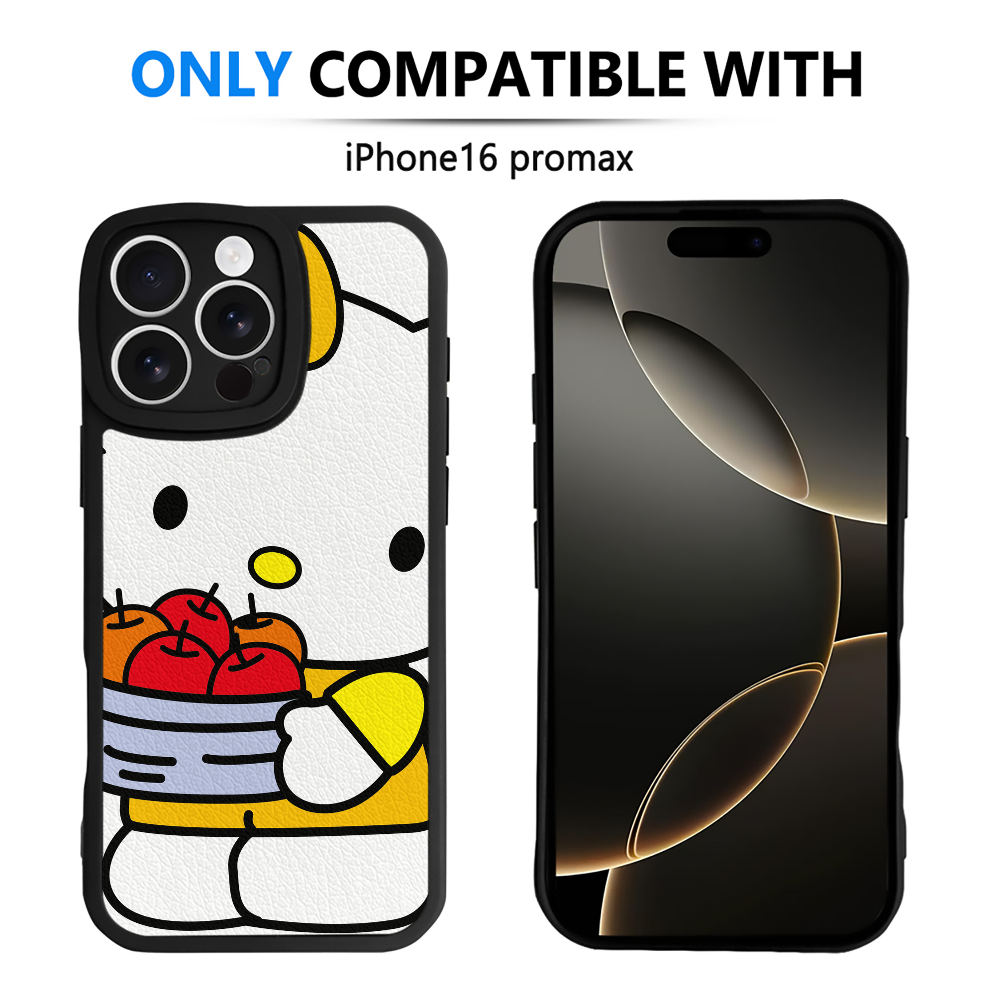 （画像用） Hello Kitty ハローキティ 【iPhone 16シリーズ対応】シリコンスマホケース（レザー調） 材質：シリコン